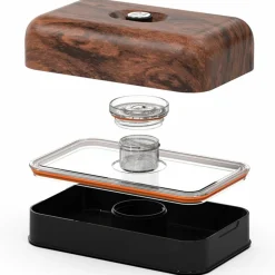 24Bottles Lunchbox 21 cm sequoia wood