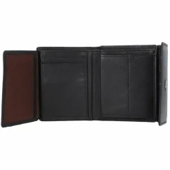 Hot Braun Büffel Anna Geldbörse RFID Leder 11 cm schwarz