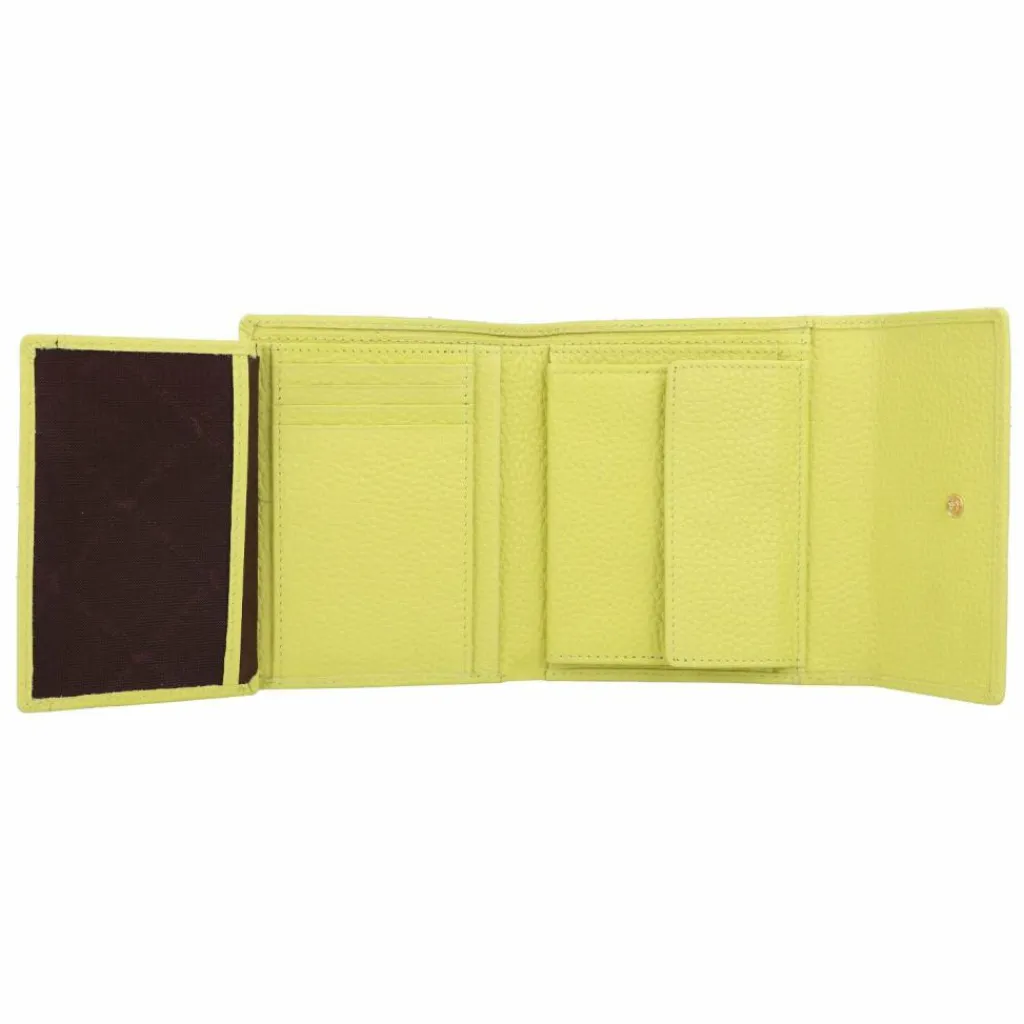 Braun Büffel Asti Geldbörse RFID Leder 12 cm limoncello