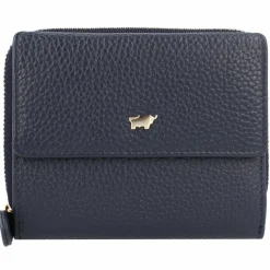 Hot Braun Büffel Asti Geldbörse RFID Leder 12 cm navy