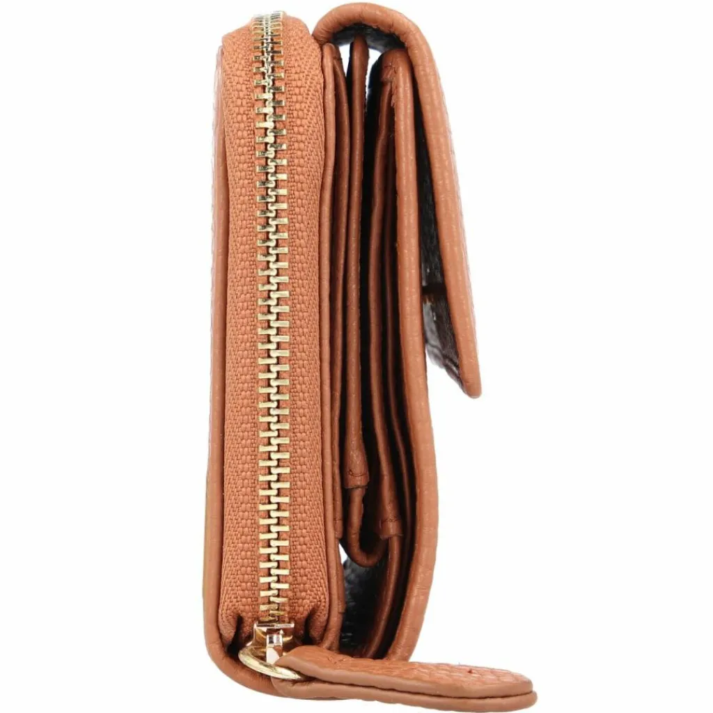 Hot Braun Büffel Asti Geldbörse RFID Leder 12 cm cognac