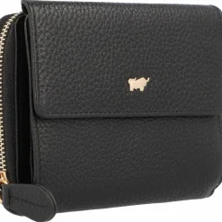 Outlet Braun Büffel Asti Geldbörse RFID Leder 12 cm schwarz