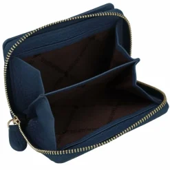 Braun Büffel Damengeldbörsen Querformat<Asti Geldbörse Leder 10 cm dawn blue