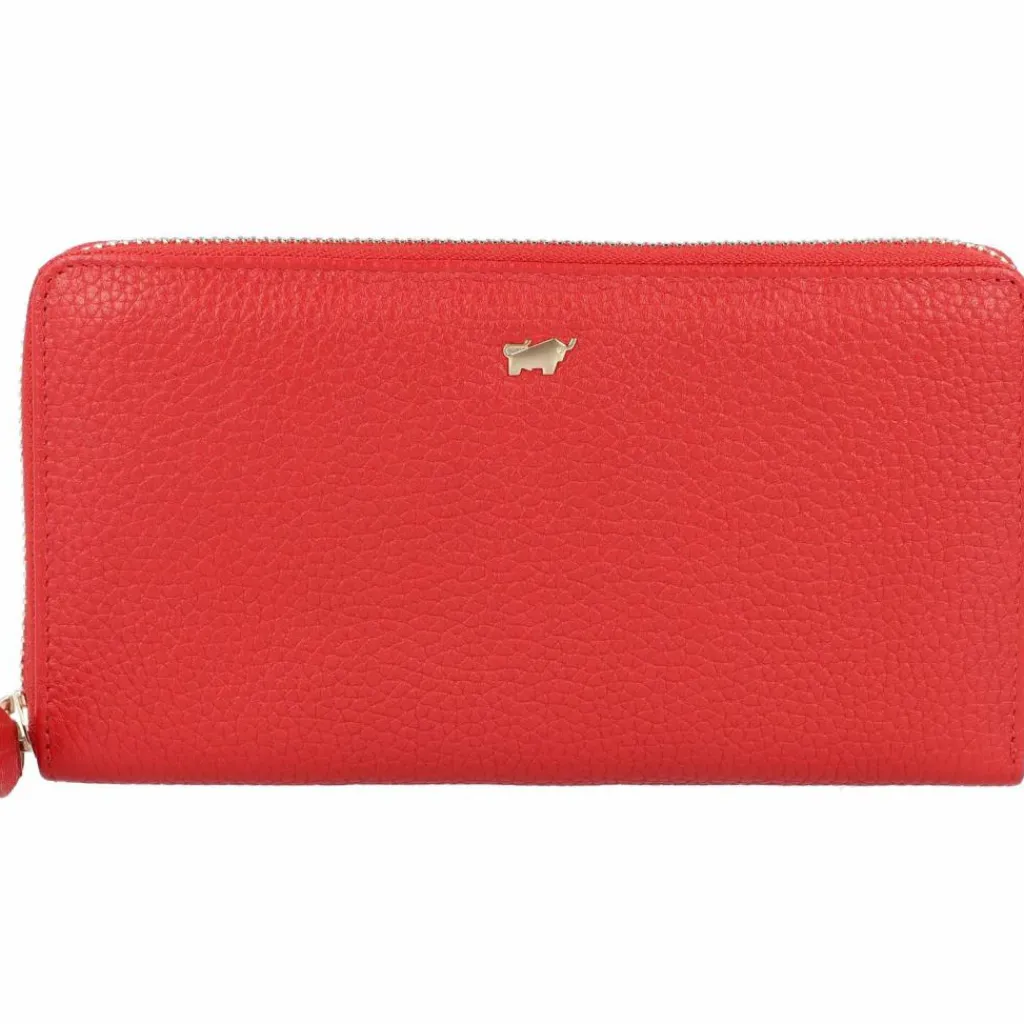 Hot Braun Büffel Asti Geldbörse RFID Schutz Leder 19 cm rot