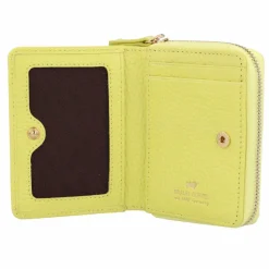Braun Büffel Damengeldbörsen Querformat<Asti Geldbörse Leder 10 cm limoncello