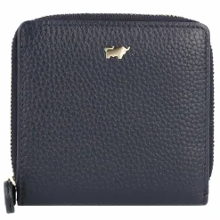 Braun Büffel Damengeldbörsen Querformat<Asti Geldbörse RFID Leder 10 cm navy