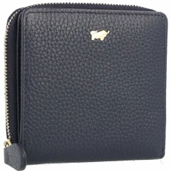 Braun Büffel Damengeldbörsen Querformat<Asti Geldbörse RFID Leder 10 cm navy