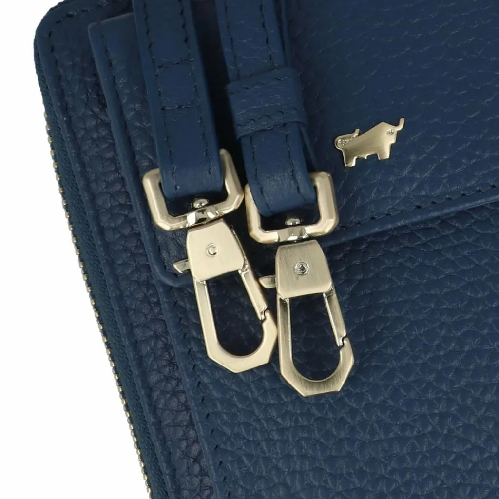Best Braun Büffel Asti Handytasche Leder 11 cm dawn blue