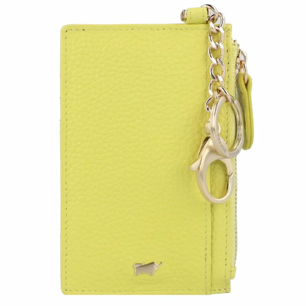 Braun Büffel Schlüsseletuis<Asti Schlüsseletui Leder 8 cm limoncello
