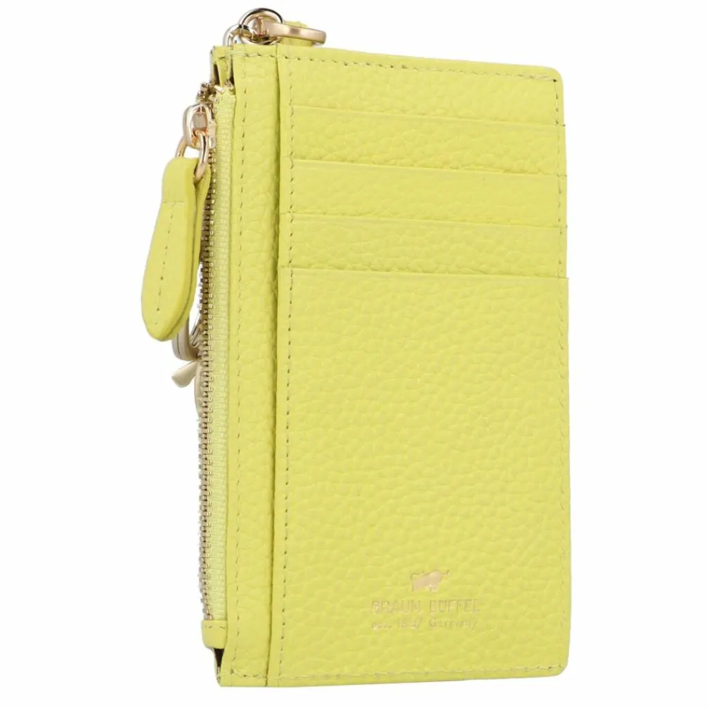Braun Büffel Schlüsseletuis<Asti Schlüsseletui Leder 8 cm limoncello