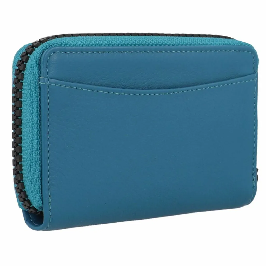 Braun Büffel Herrengeldbörsen Querformat<Capri Geldbörse RFID Schutz Leder 11 cm ocean