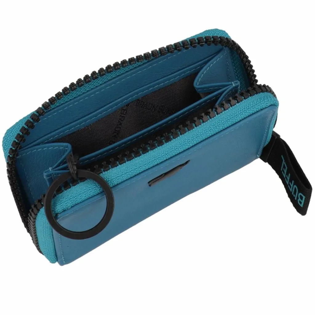 Braun Büffel Herrengeldbörsen Querformat<Capri Geldbörse RFID Schutz Leder 11 cm ocean