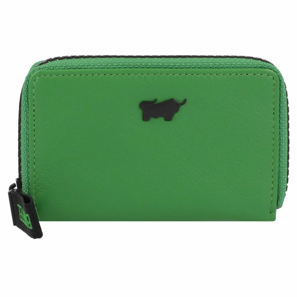 Braun Büffel Herrengeldbörsen Querformat<Capri Geldbörse RFID Schutz Leder 11 cm grün