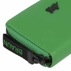 Braun Büffel Herrengeldbörsen Querformat<Capri Geldbörse RFID Schutz Leder 11 cm grün