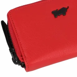 Braun Büffel Capri Geldbörse RFID Schutz Leder 11 cm flame red