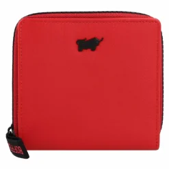 Damen Braun Büffel Capri Geldbörse RFID Schutz Leder 11 cm