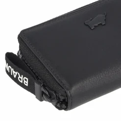 Clearance Braun Büffel Capri Geldbörse RFID Schutz Leder 11 cm schwarz