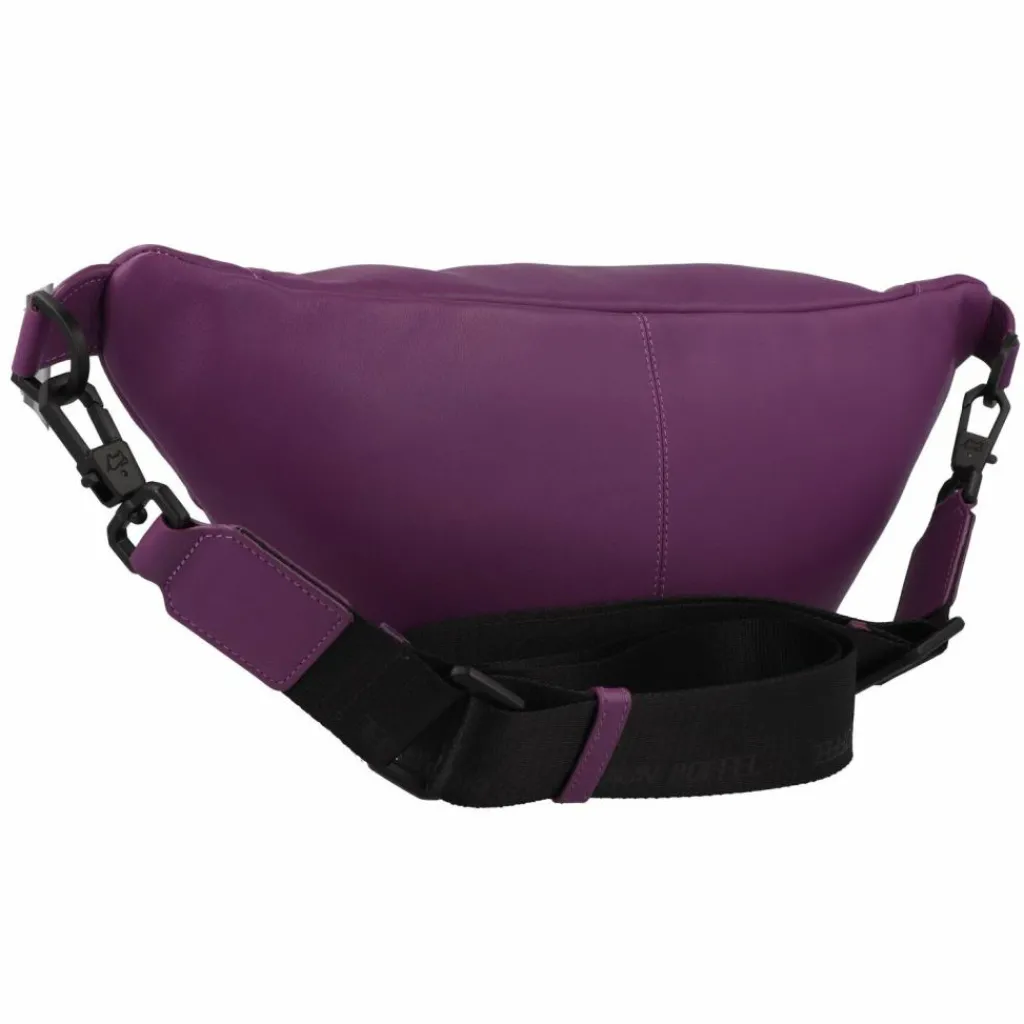 Hot Braun Büffel Capri Gürteltasche RFID Schutz Leder 35 cm viola