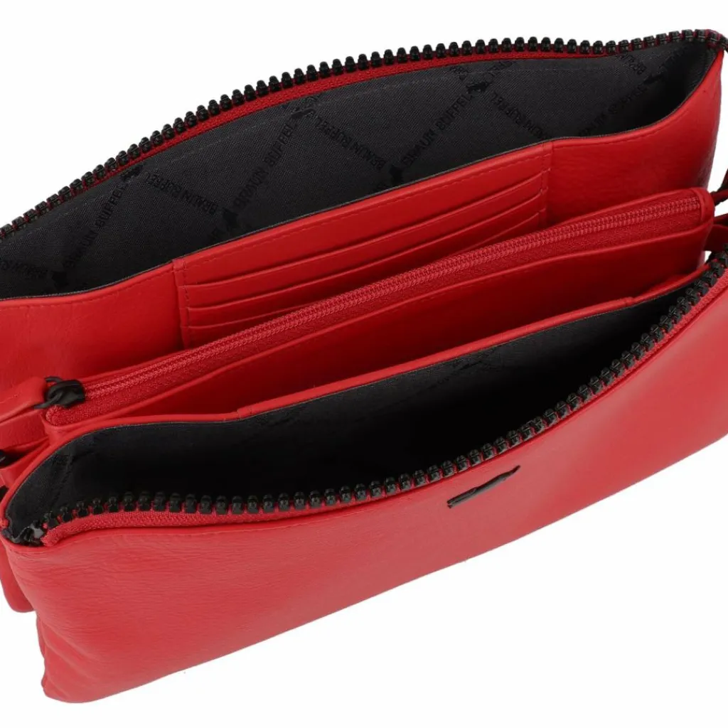 Braun Büffel Umhängetaschen<Capri Umhängetasche RFID Schutz Leder 23 cm flame red