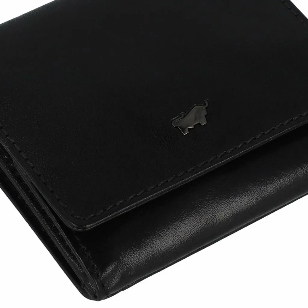Discount Braun Büffel Country Geldbörse Leder 10 cm schwarz