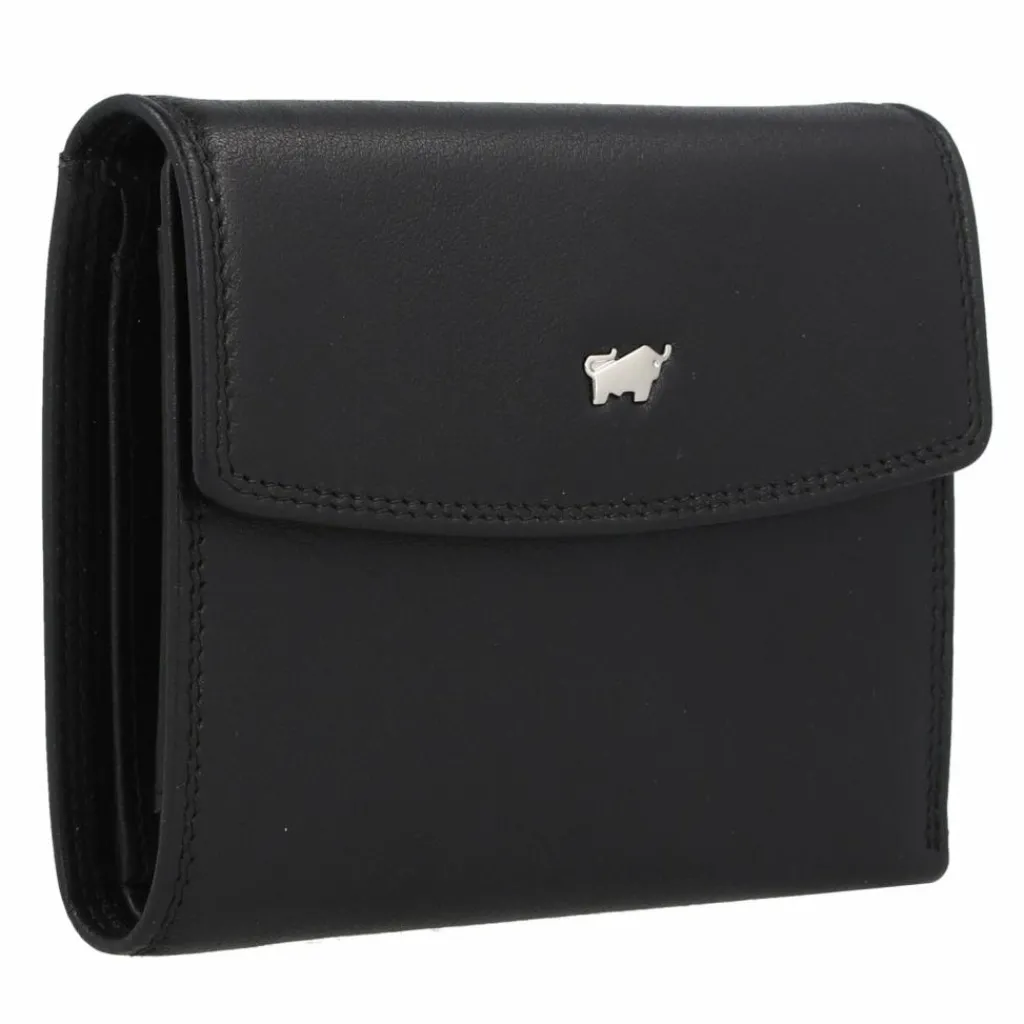 Best Braun Büffel Golf Secure Geldbörse RFID Leder 12,5 cm schwarz