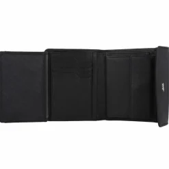 Best Braun Büffel Golf Secure Geldbörse RFID Leder 12,5 cm schwarz