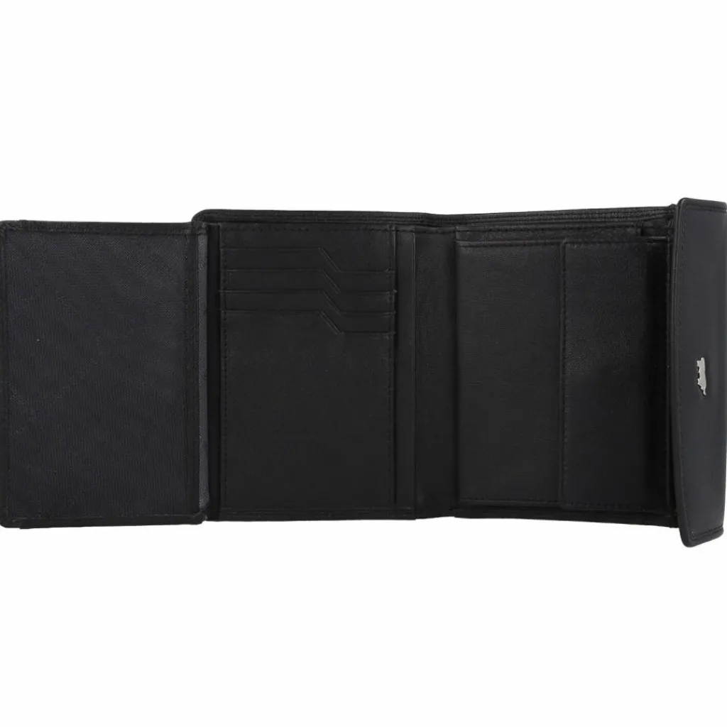 Best Braun Büffel Golf Secure Geldbörse RFID Leder 12,5 cm schwarz