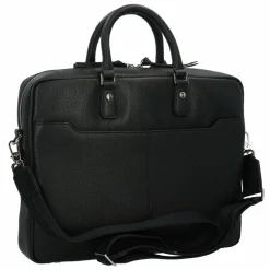 New Braun Büffel Hanna Aktentasche Leder 41 cm Laptopfach schwarz