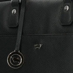 New Braun Büffel Hanna Aktentasche Leder 41 cm Laptopfach schwarz