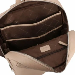 Clearance Braun Büffel Hanna Business-Rucksack M Leder 40 cm Laptopfach creme