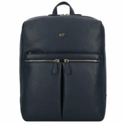 Braun Büffel Lederrucksäcke|Business-Rucksäcke<Hanna Business-Rucksack M Leder 40 cm Laptopfach navy