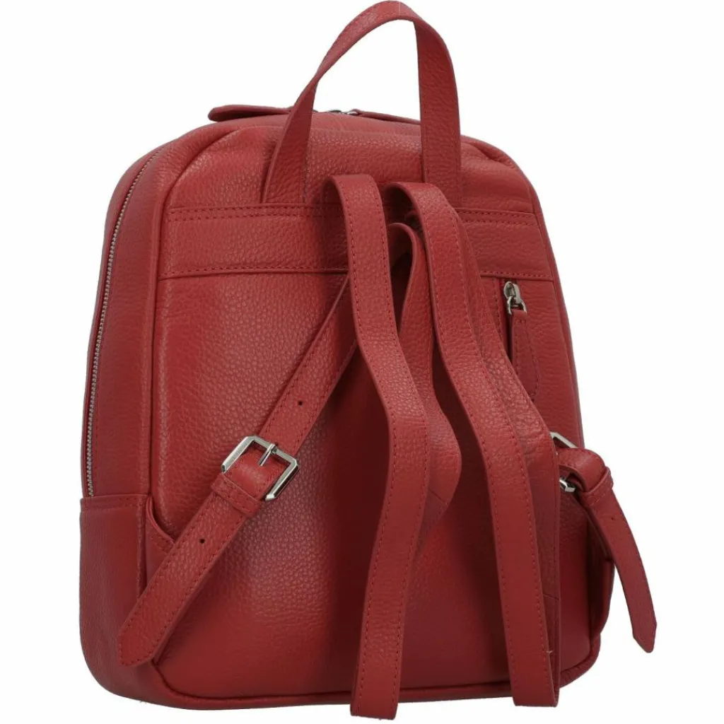 Braun Büffel Lederrucksäcke|City Rucksäcke<Hanna City Rucksack S Leder 31 cm rot