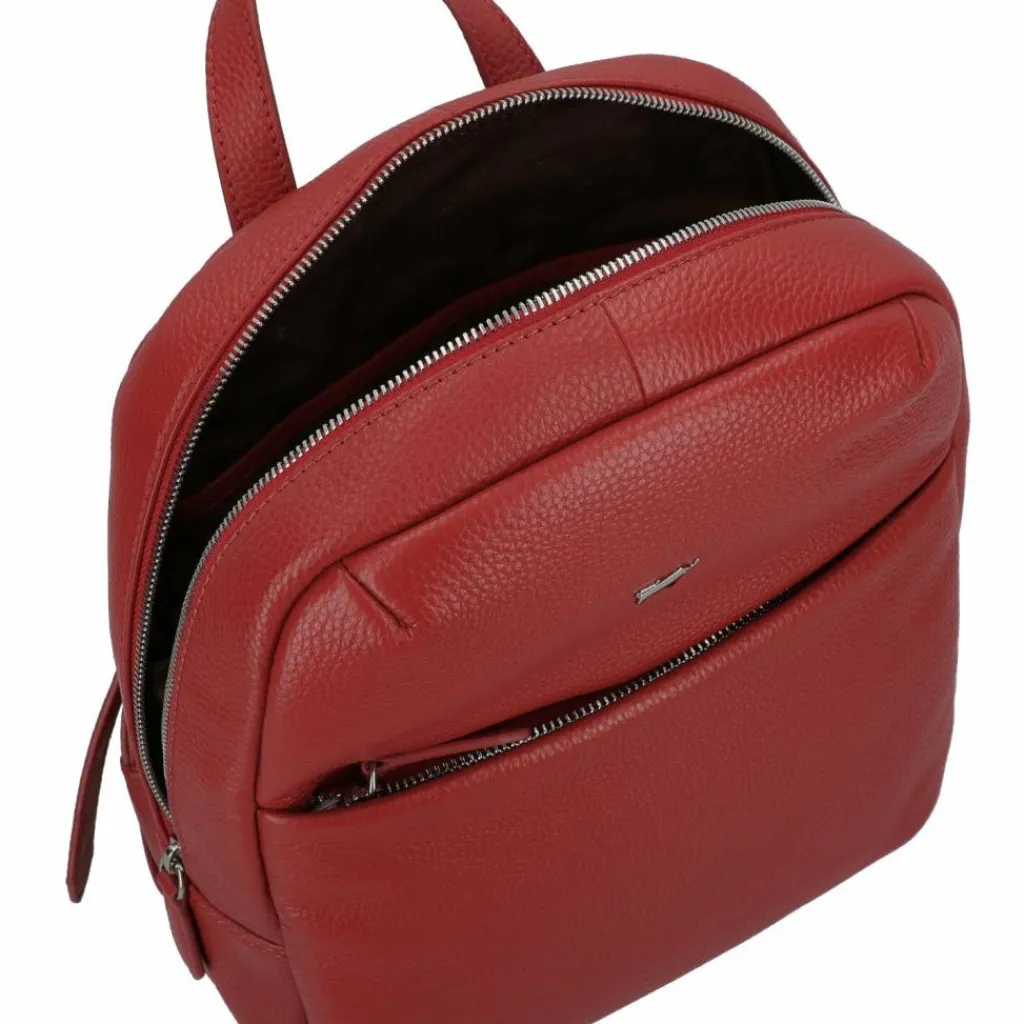 Braun Büffel Lederrucksäcke|City Rucksäcke<Hanna City Rucksack S Leder 31 cm rot