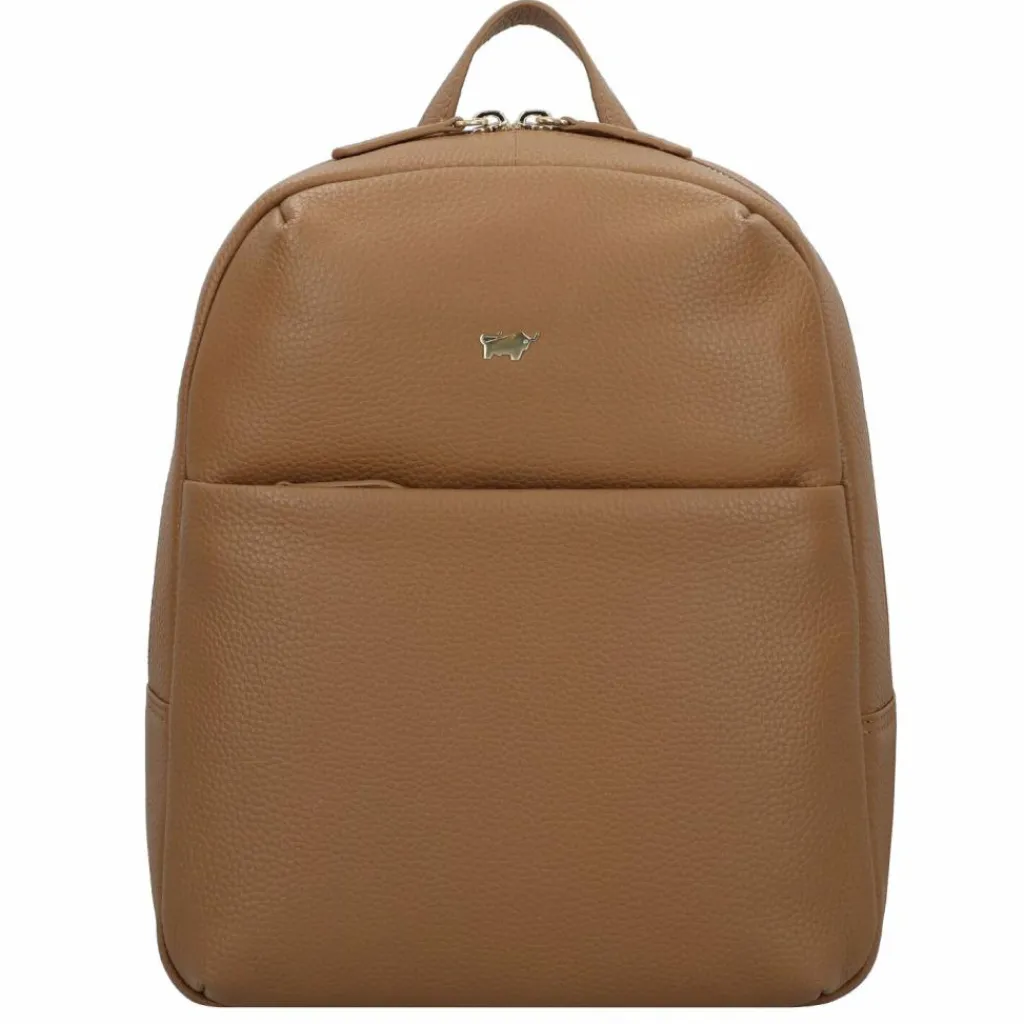 New Braun Büffel Hanna City Rucksack S Leder 31 cm cognac