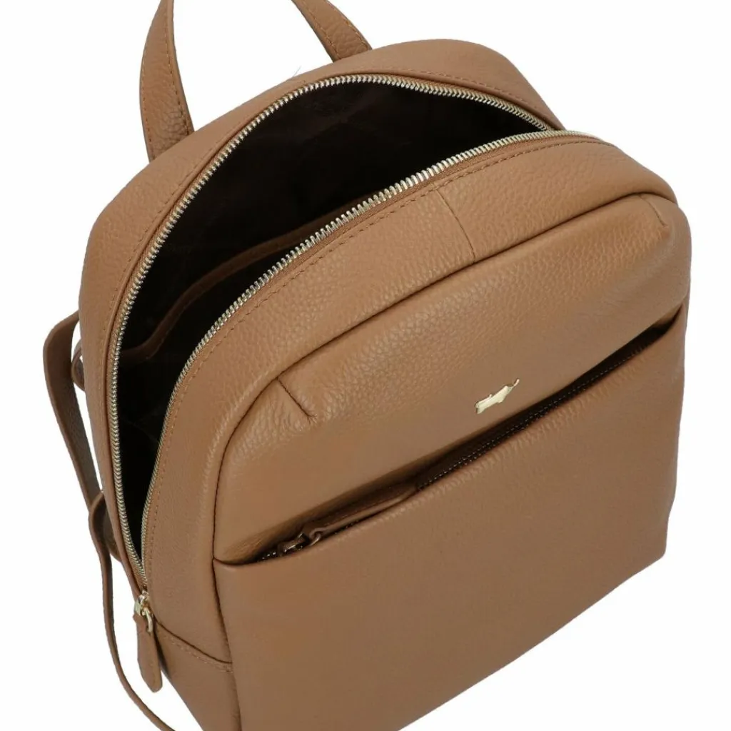 New Braun Büffel Hanna City Rucksack S Leder 31 cm cognac