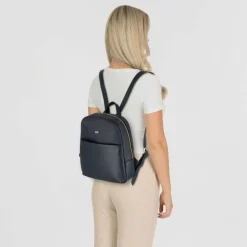 Discount Braun Büffel Hanna City Rucksack S Leder 31 cm navy