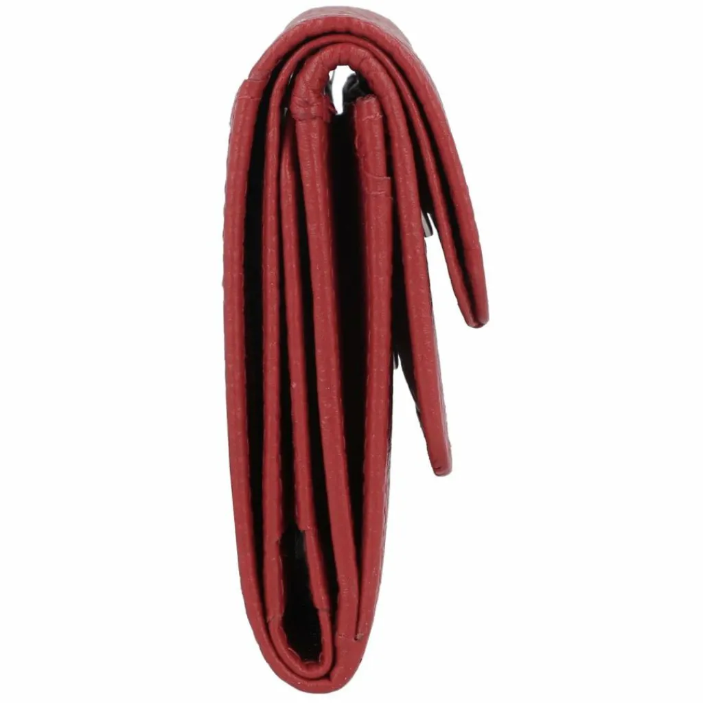 Braun Büffel Damengeldbörsen Querformat<Hanna Geldbörse RFID Schutz Leder 10 cm rot