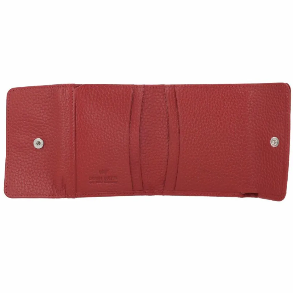 Braun Büffel Damengeldbörsen Querformat<Hanna Geldbörse RFID Schutz Leder 10 cm rot