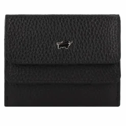 Braun Büffel Damengeldbörsen Querformat<Hanna Geldbörse RFID Schutz Leder 10 cm schwarz