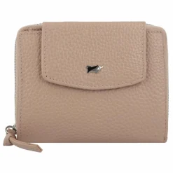 Braun Büffel Damengeldbörsen Querformat<Hanna Geldbörse RFID Schutz Leder 12 cm creme