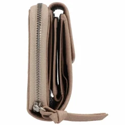 Braun Büffel Damengeldbörsen Querformat<Hanna Geldbörse RFID Schutz Leder 12 cm creme