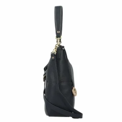 Hot Braun Büffel Hanna Schultertasche Leder 35 cm navy