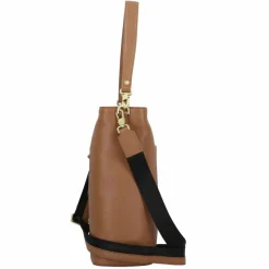 Braun Büffel Schultertaschen<Hanna Schultertasche Leder 34 cm Laptopfach cognac