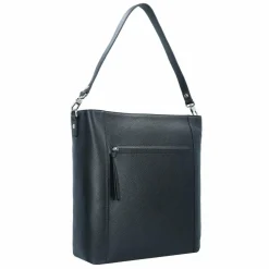 Braun Büffel Schultertaschen<Hanna Schultertasche Leder 34 cm Laptopfach schwarz
