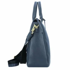 Discount Braun Büffel Hanna Shopper Tasche Leder 39 cm Laptopfach navy