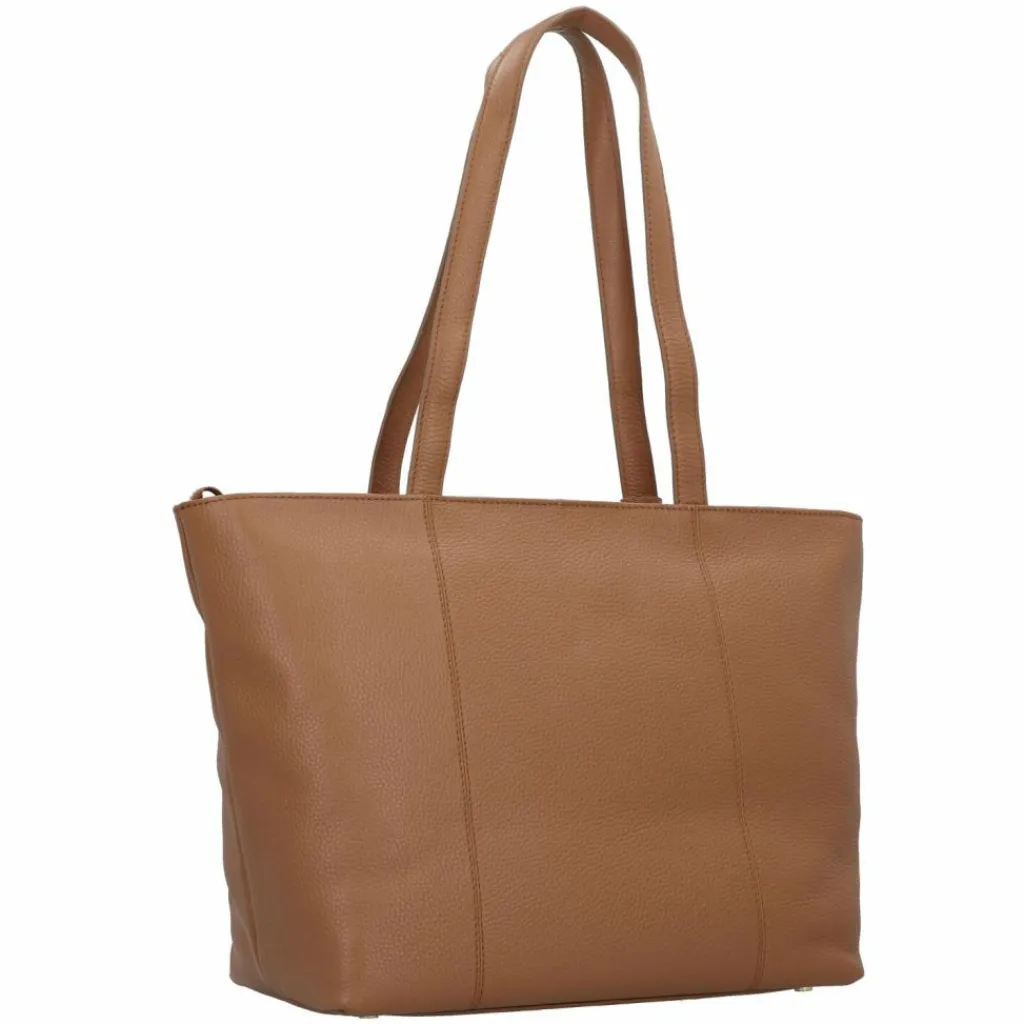 Braun Büffel Shopper|Schultertaschen<Hanna Shopper Tasche Leder 43 cm cognac