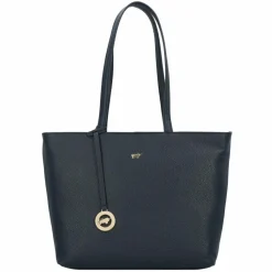 Braun Büffel Shopper|Schultertaschen<Hanna Shopper Tasche S Leder 38 cm navy