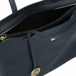 Braun Büffel Shopper|Schultertaschen<Hanna Shopper Tasche S Leder 38 cm navy