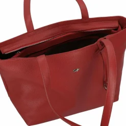 Online Braun Büffel Hanna Shopper Tasche Leder 43 cm rot