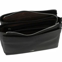 Hot Braun Büffel Hanna Umhängetasche Leder 23 cm schwarz